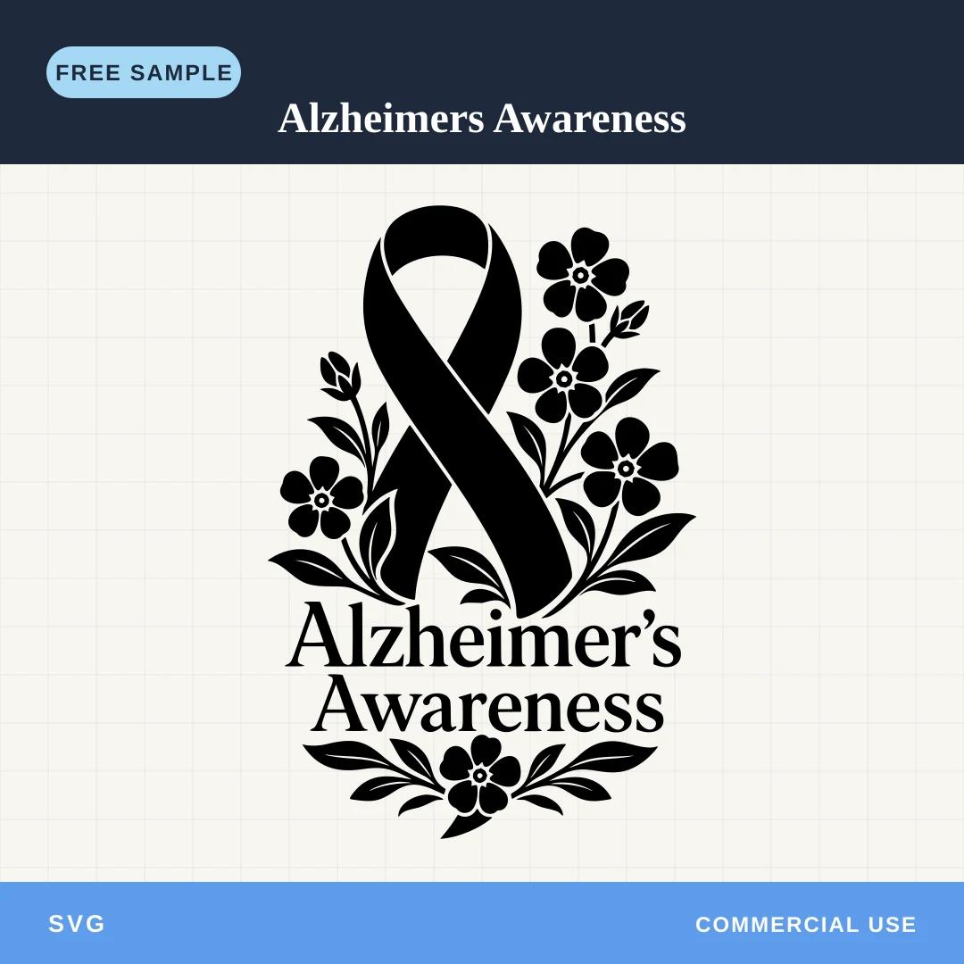 Free Alzheimers Awareness SVG