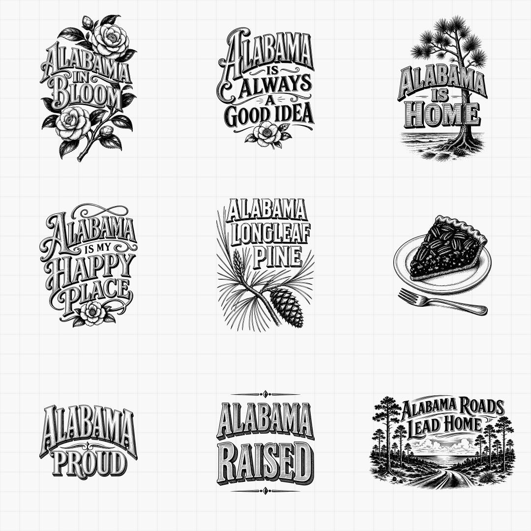 Alabama State Pride & Travel Designs - Thumbnail 3