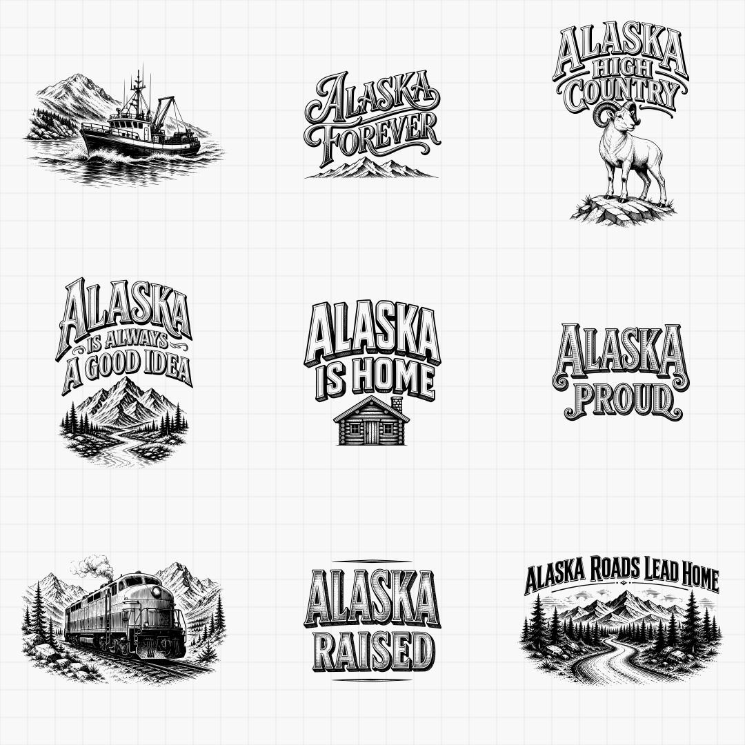 Alaska State Pride & Travel Designs - Thumbnail 3