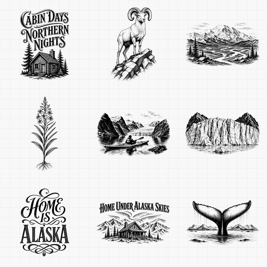 Alaska State Pride & Travel Designs - Thumbnail 5