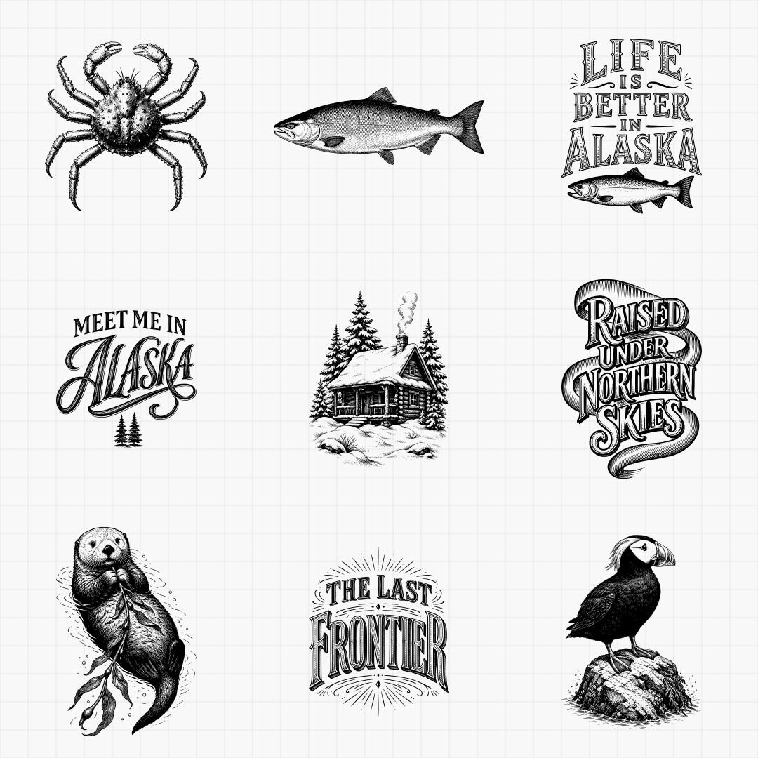 Alaska State Pride & Travel Designs - Thumbnail 6