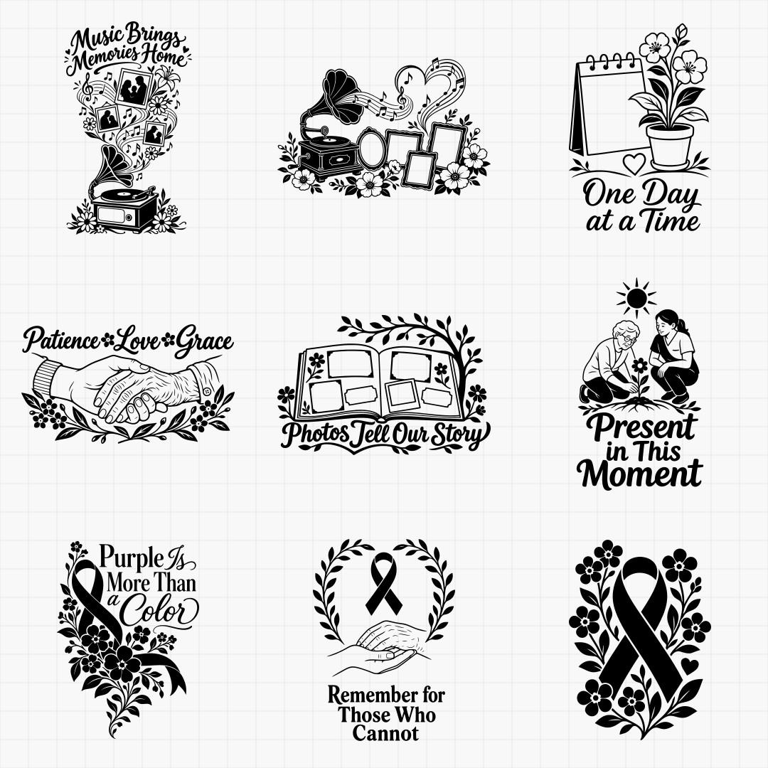 Alzheimer's & Dementia Awareness Designs - Thumbnail 5