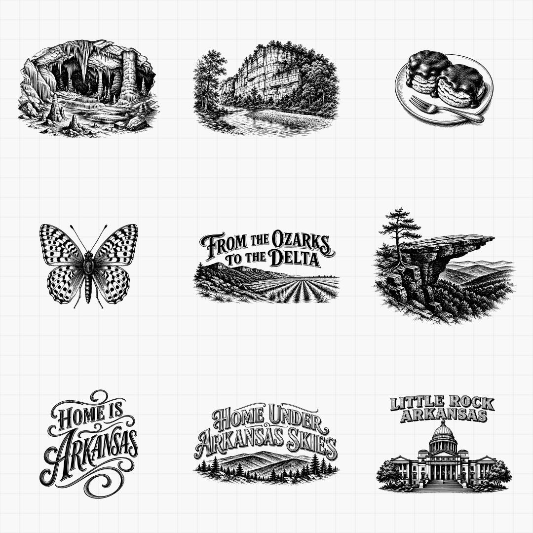 Arkansas State Pride & Travel Designs - Thumbnail 5