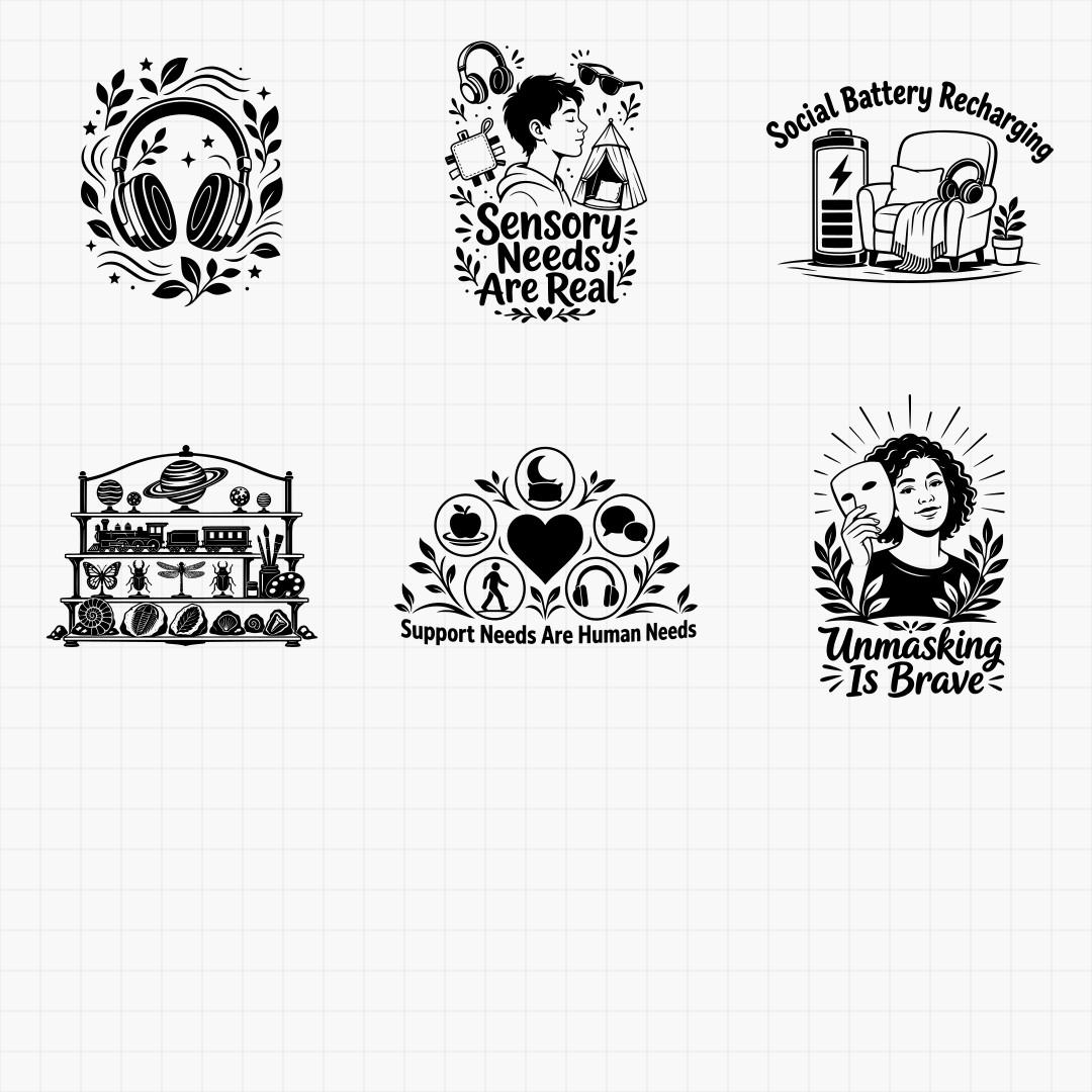 Autism Acceptance & Neurodiversity Designs - Thumbnail 6