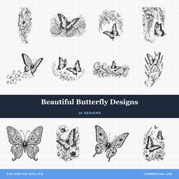 Beautiful Butterfly Designs