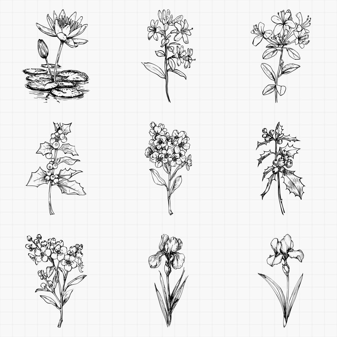 Birth Month Flower Designs - Thumbnail 3