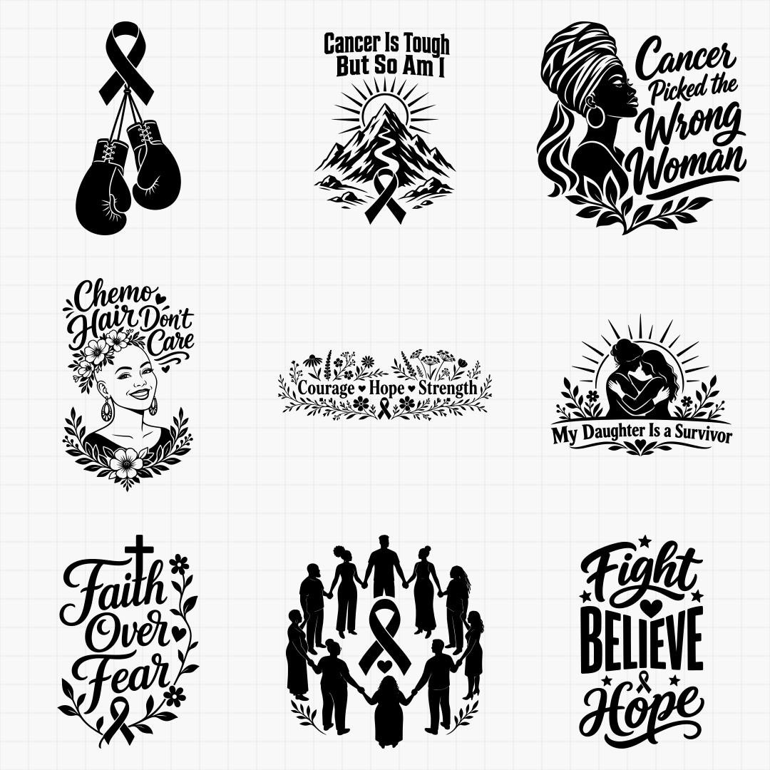 Breast Cancer Awareness & Survivor Designs - Thumbnail 2