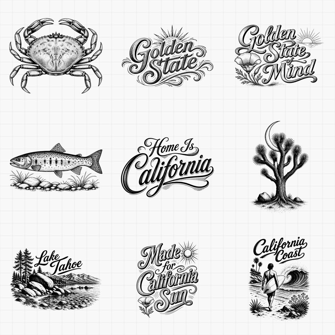 California State Pride & Travel Designs - Thumbnail 5