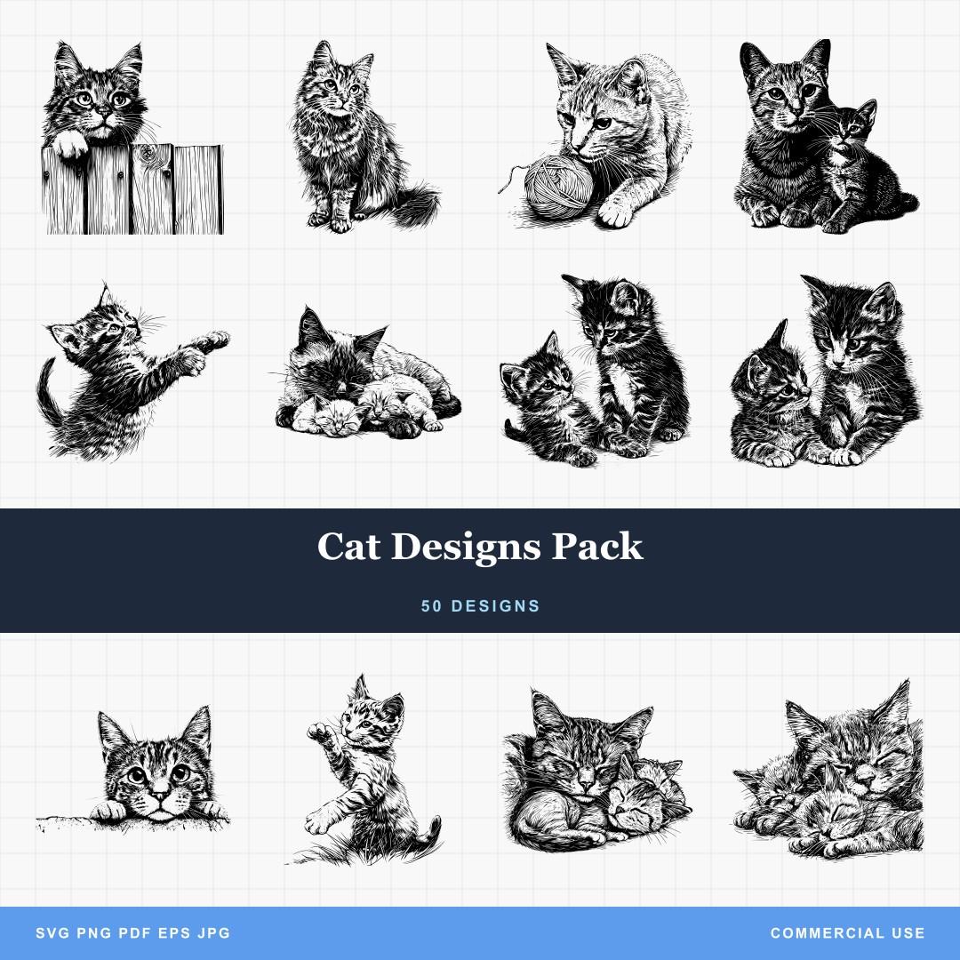 Cat Designs Pack