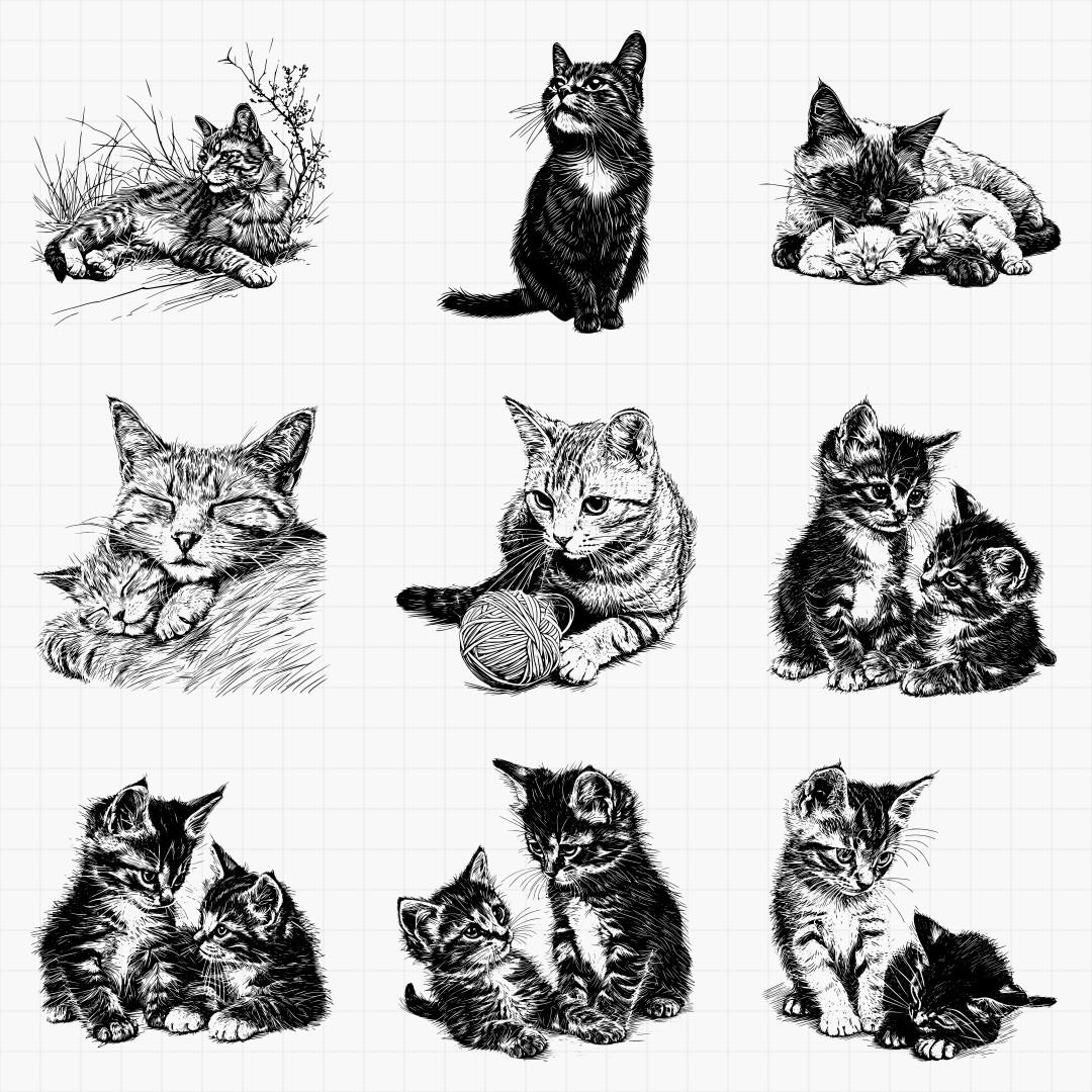 Cat Designs Pack - Thumbnail 4
