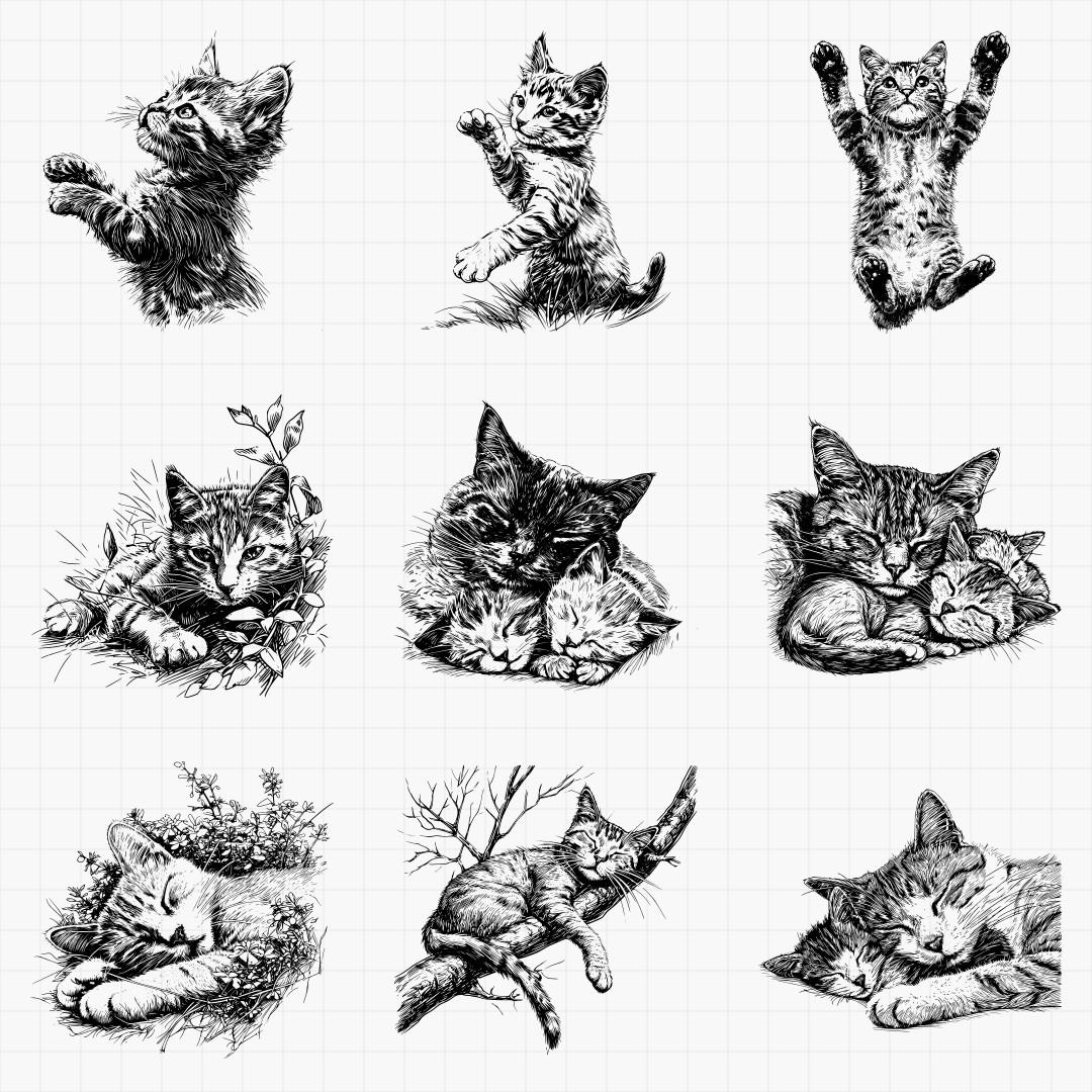 Cat Designs Pack - Thumbnail 6