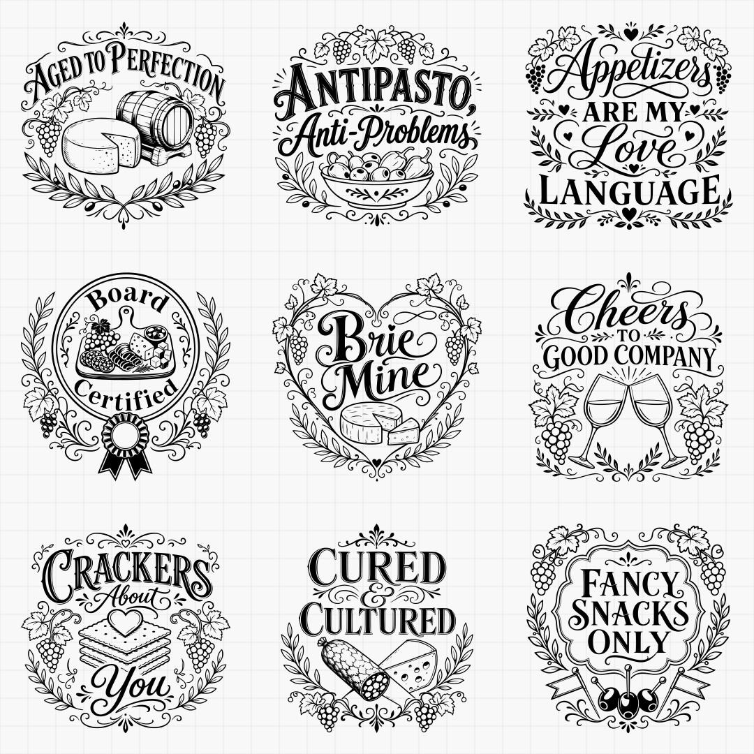 Charcuterie Board Sayings Designs - Thumbnail 2