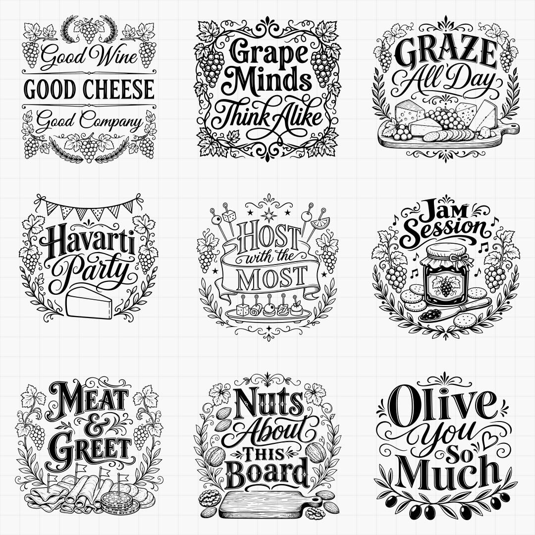 Charcuterie Board Sayings Designs - Thumbnail 3