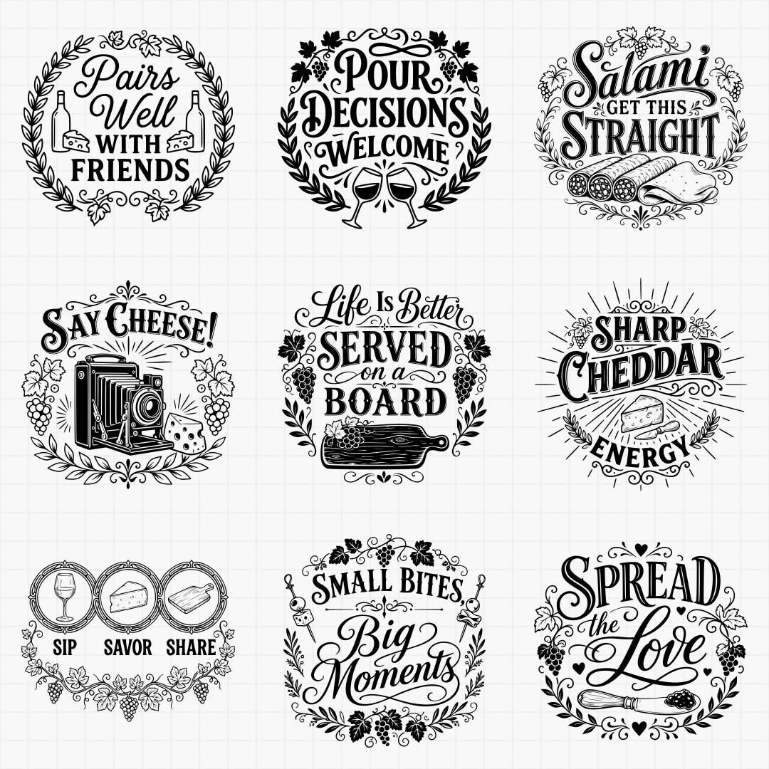 Charcuterie Board Sayings Designs - Thumbnail 4