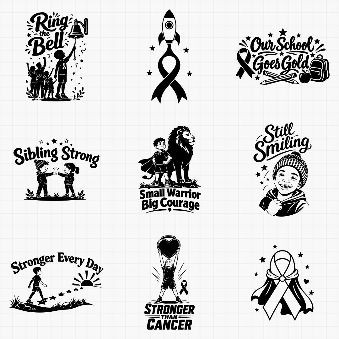 Childhood Cancer Awareness Designs - Thumbnail 5