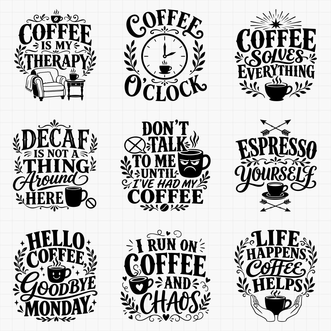 Coffee Bar Sayings Designs - Thumbnail 3