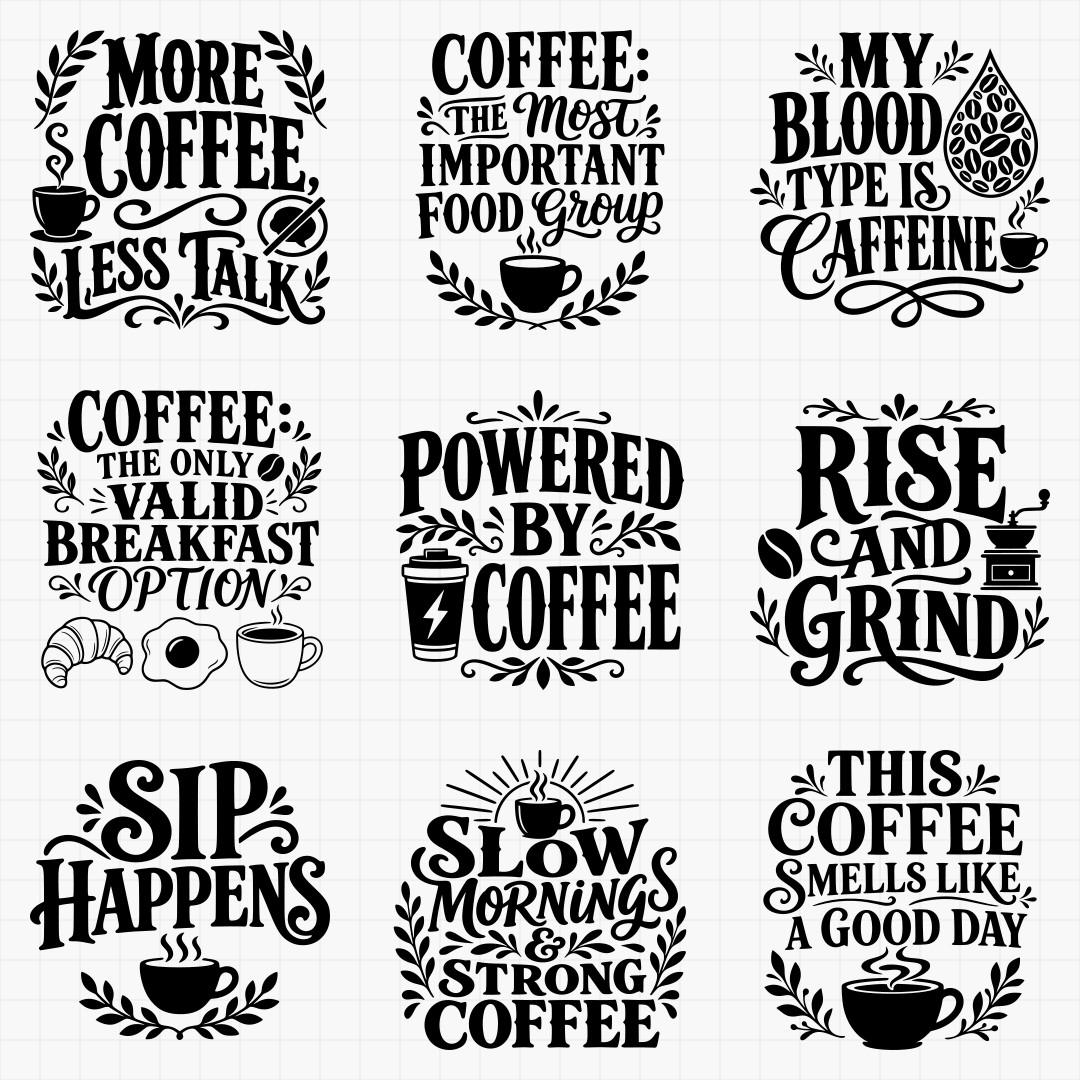 Coffee Bar Sayings Designs - Thumbnail 4