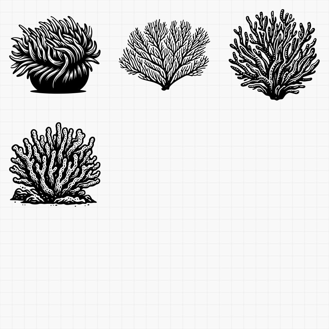 Coral And Sea Anemone Pack - Thumbnail 6