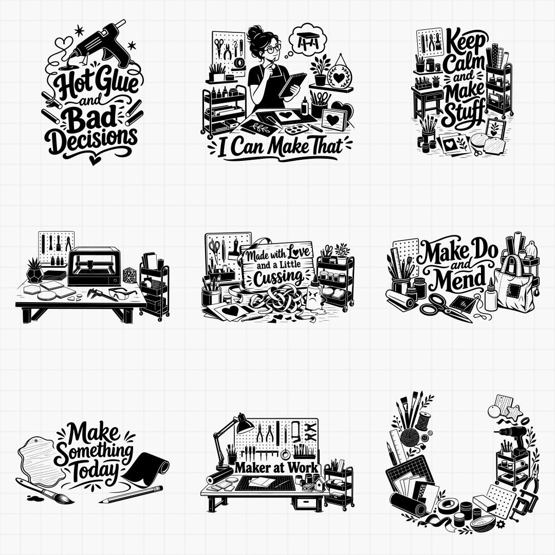 Craft Room & Maker Space Signs - Thumbnail 4