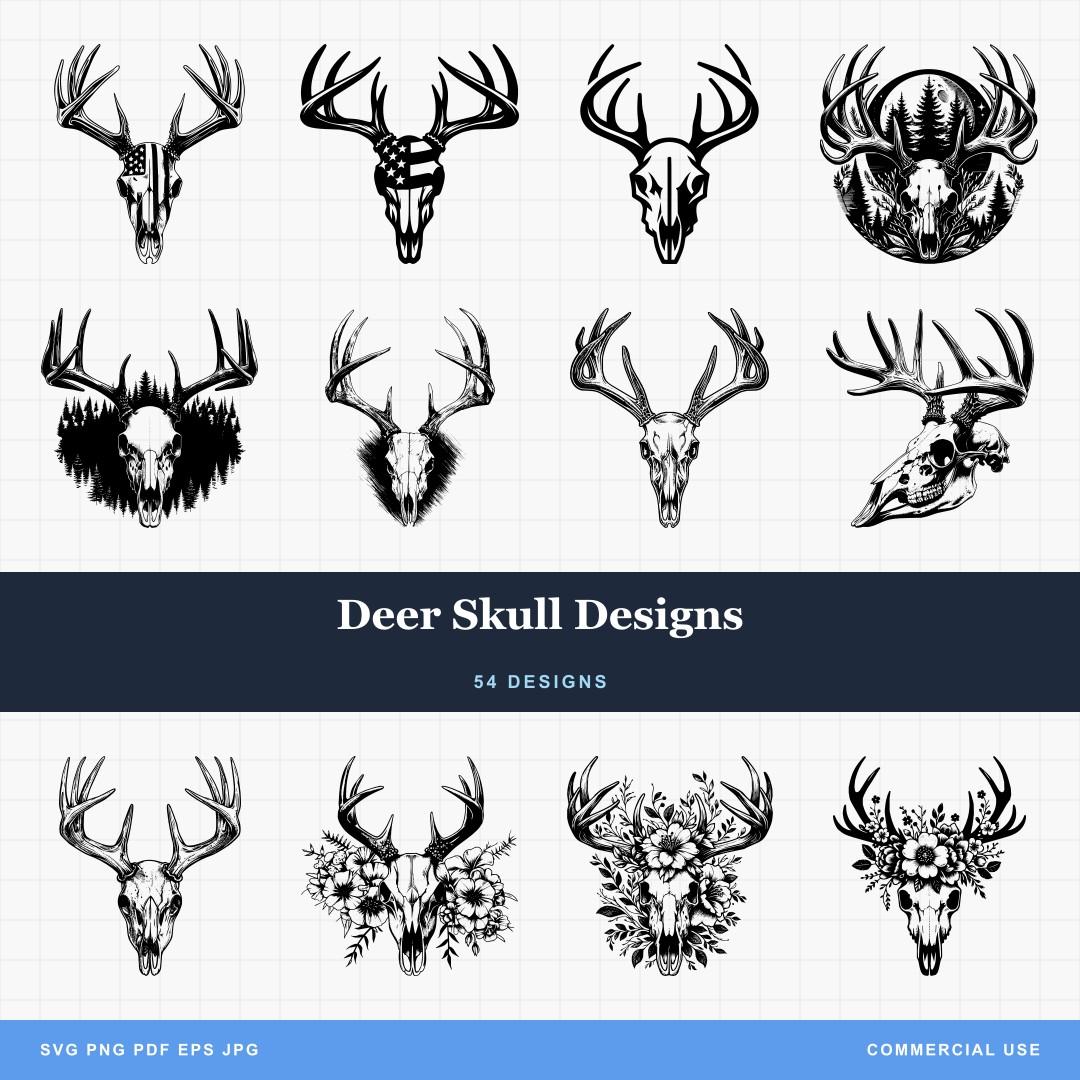 Deer Skull Designs