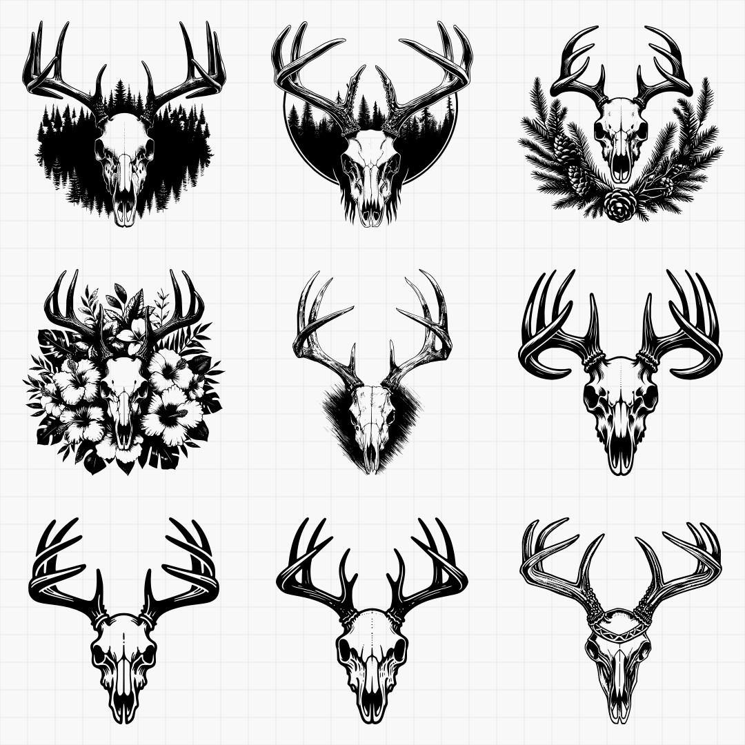 Deer Skull Designs - Thumbnail 4