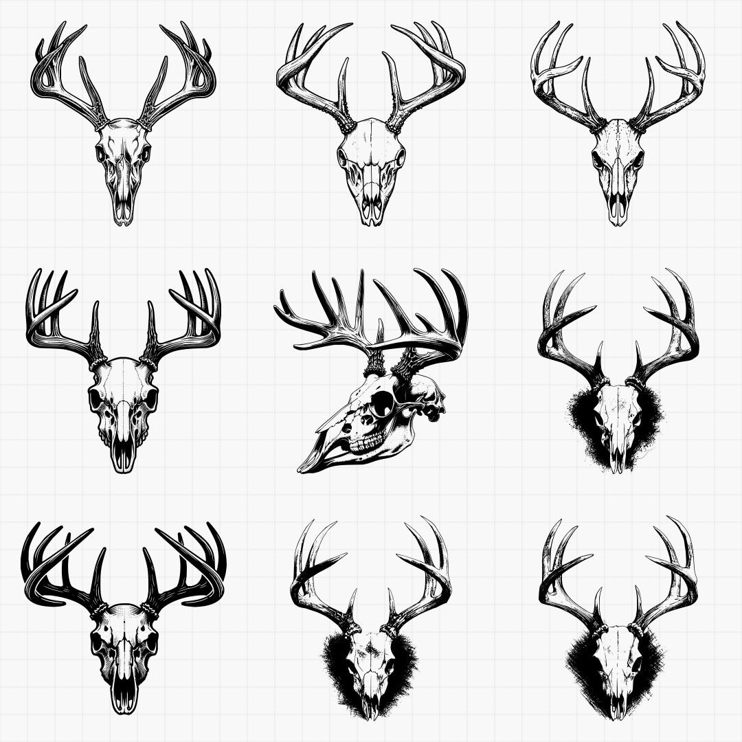 Deer Skull Designs - Thumbnail 5