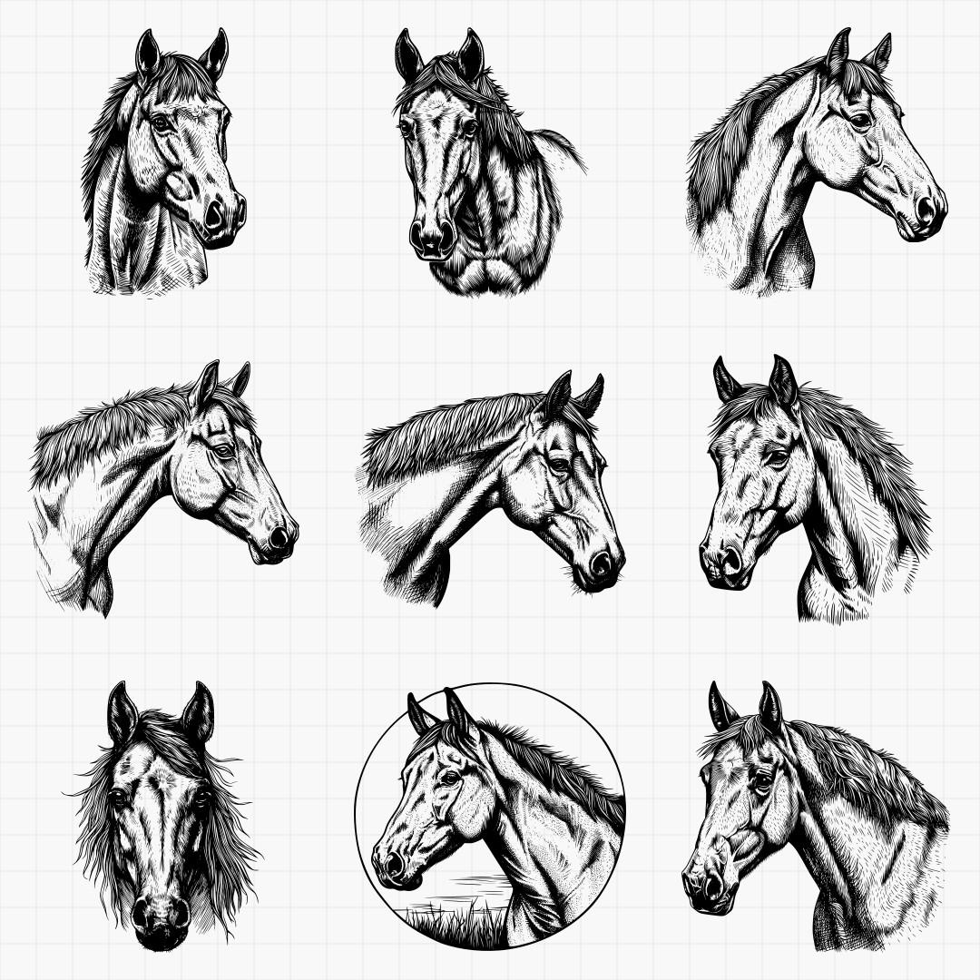 Detailed Horse Designs - Thumbnail 3