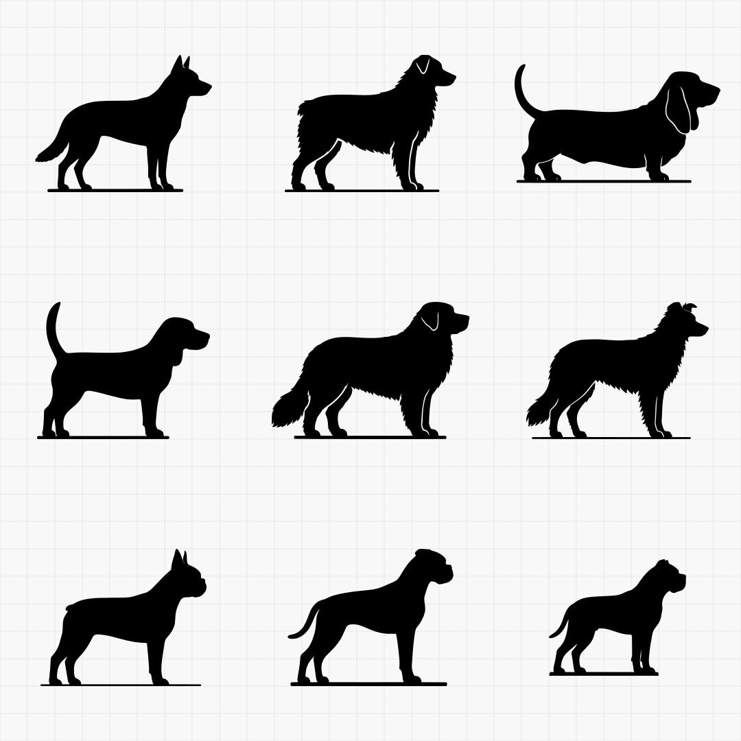Dog Breed Silhouette Chart - Thumbnail 2