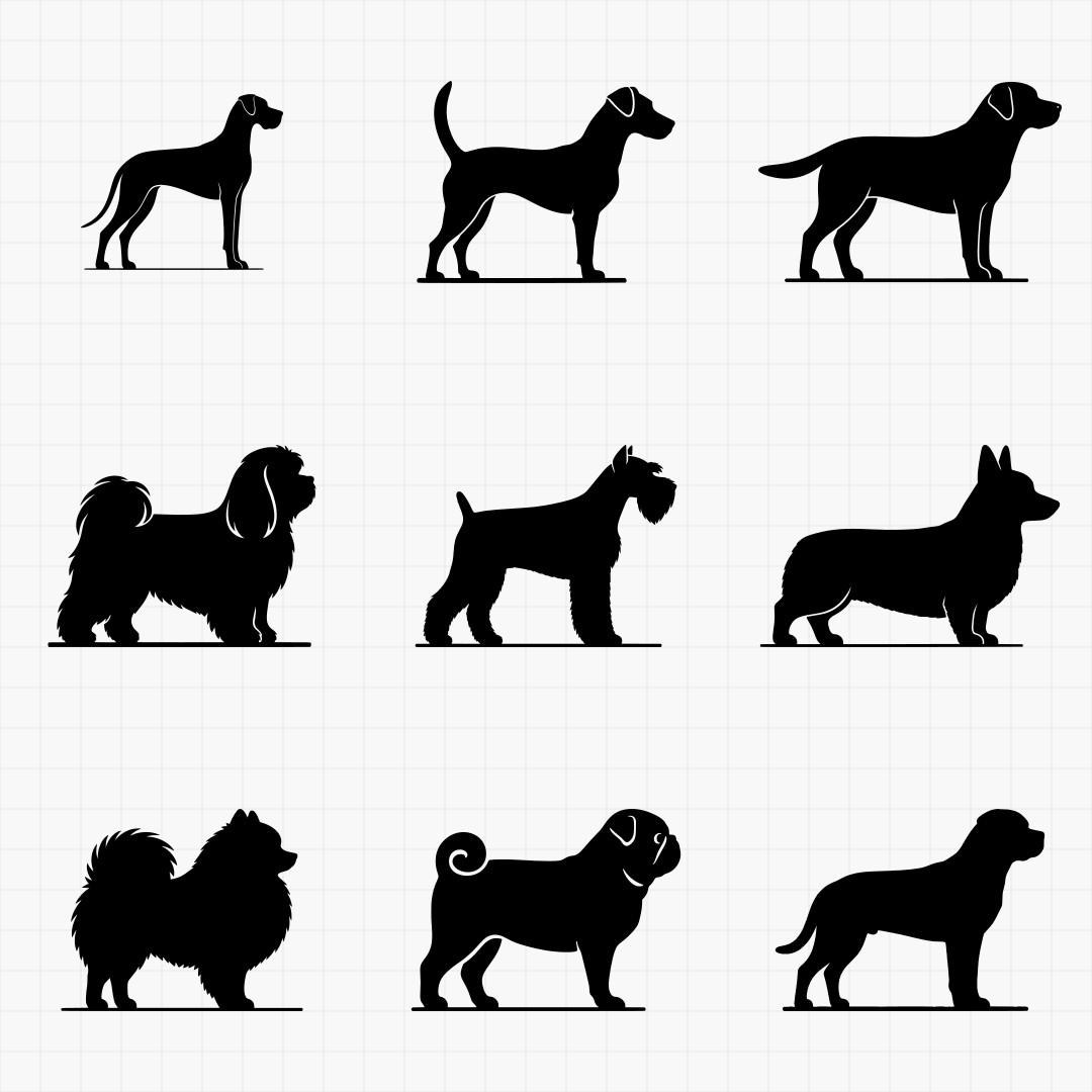 Dog Breed Silhouette Chart - Thumbnail 4