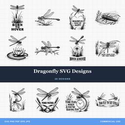 Dragonfly SVG Designs