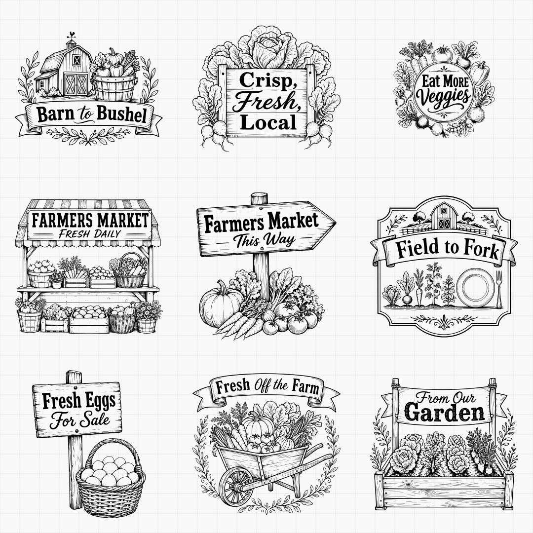 Farmers Market & Farm Stand Signs - Thumbnail 2