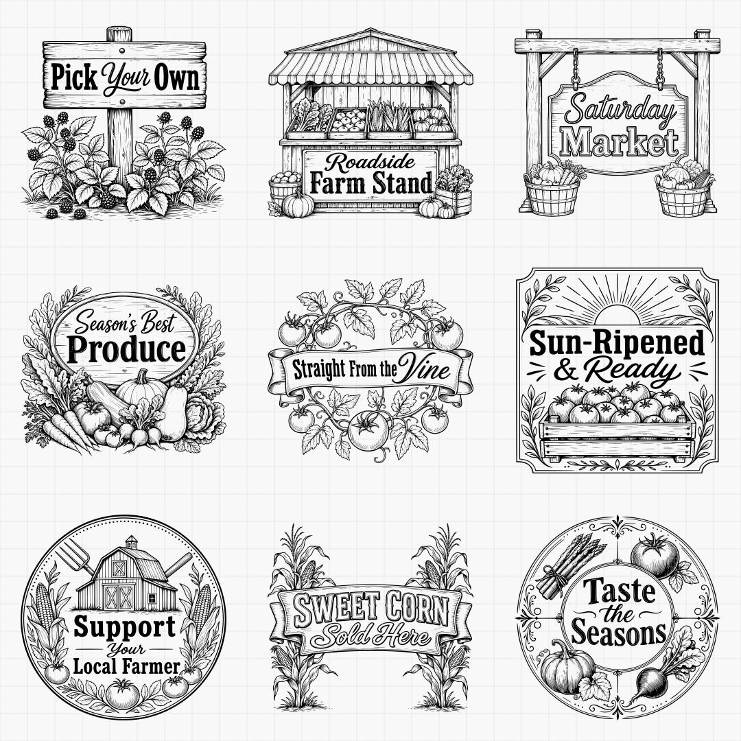 Farmers Market & Farm Stand Signs - Thumbnail 4