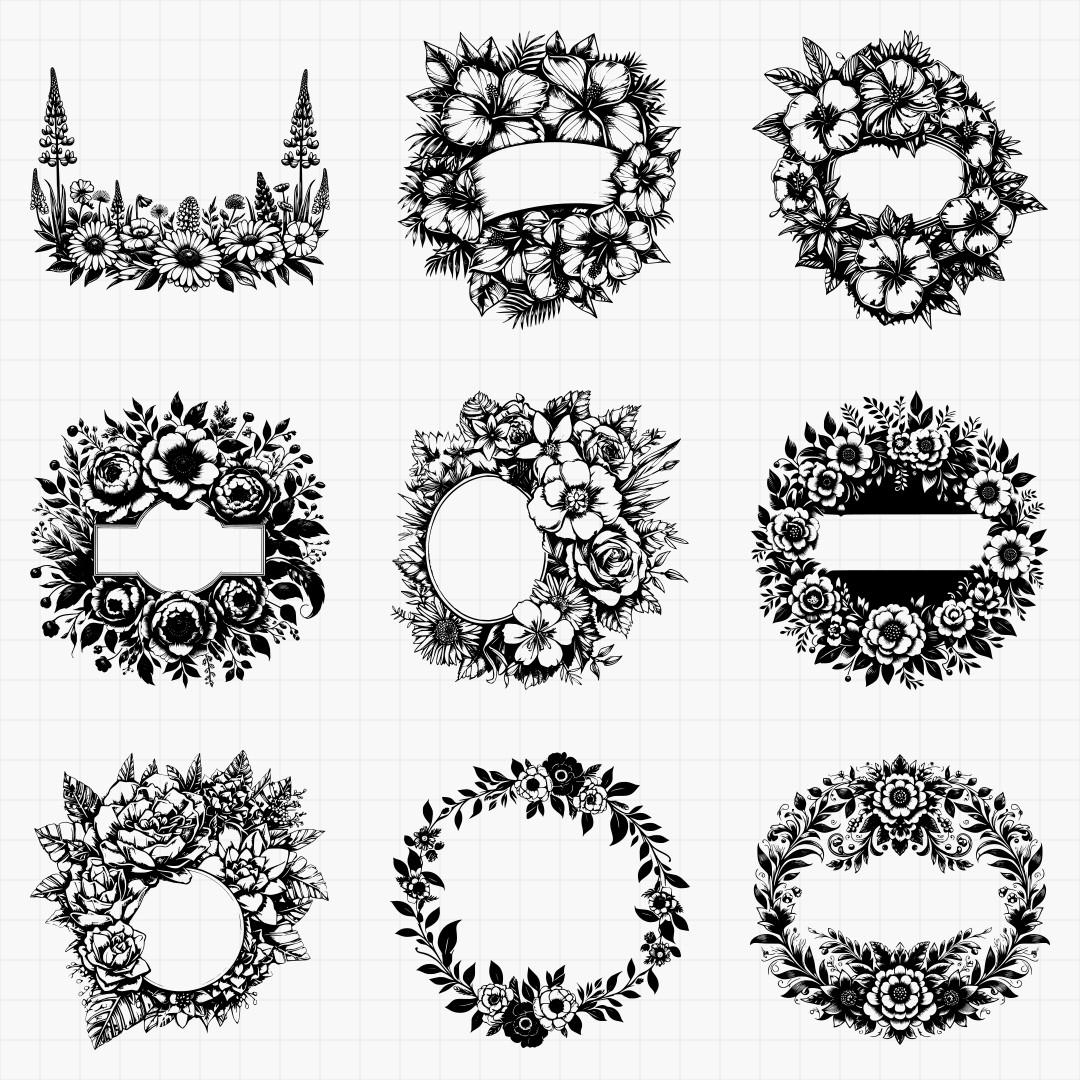 Floral Signs Part 2 Design Pack - Thumbnail 2