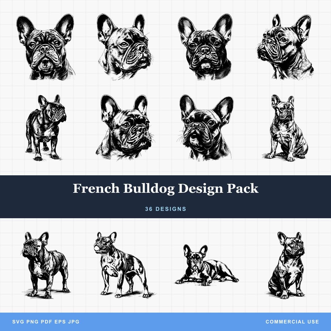 French Bulldog Design Pack
