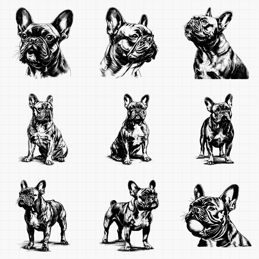 French Bulldog Design Pack - Thumbnail 4