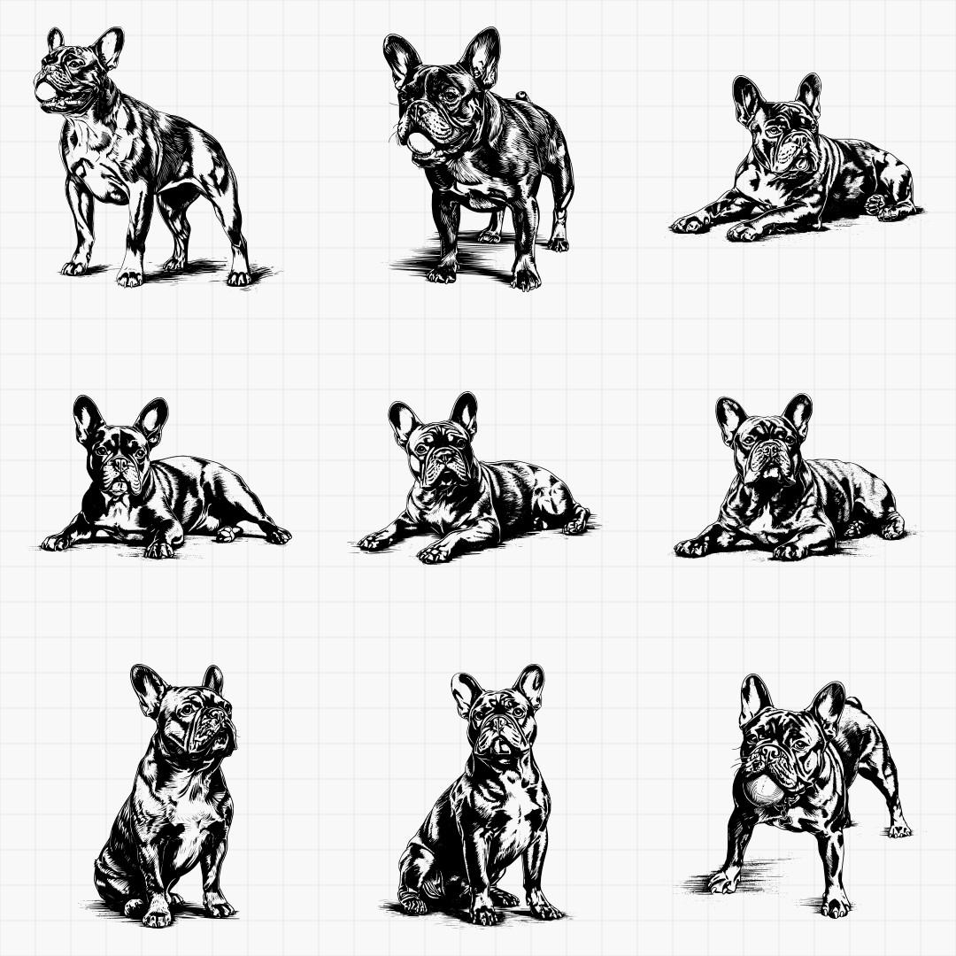 French Bulldog Design Pack - Thumbnail 5