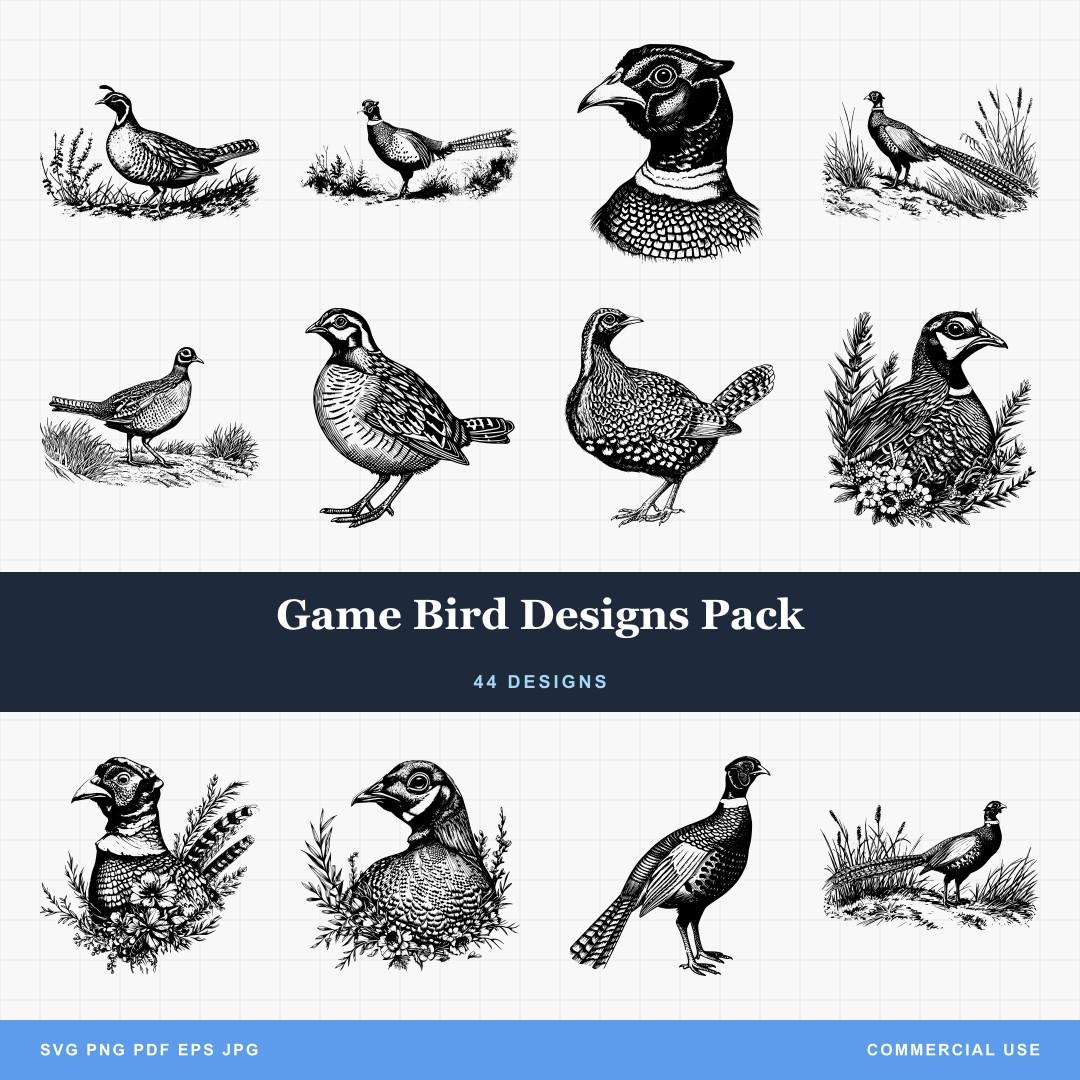 Game Bird Designs Pack