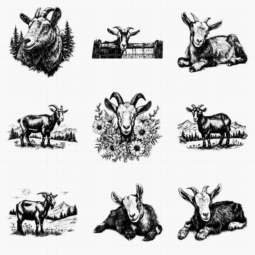 Goat Designs Pack - Thumbnail 6