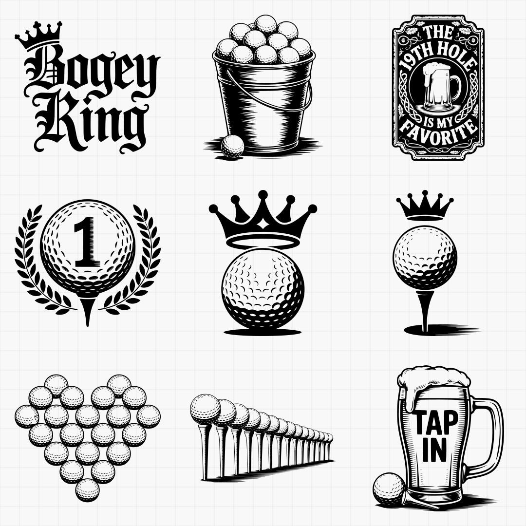 Golf Designs Bundle 2 - Thumbnail 2