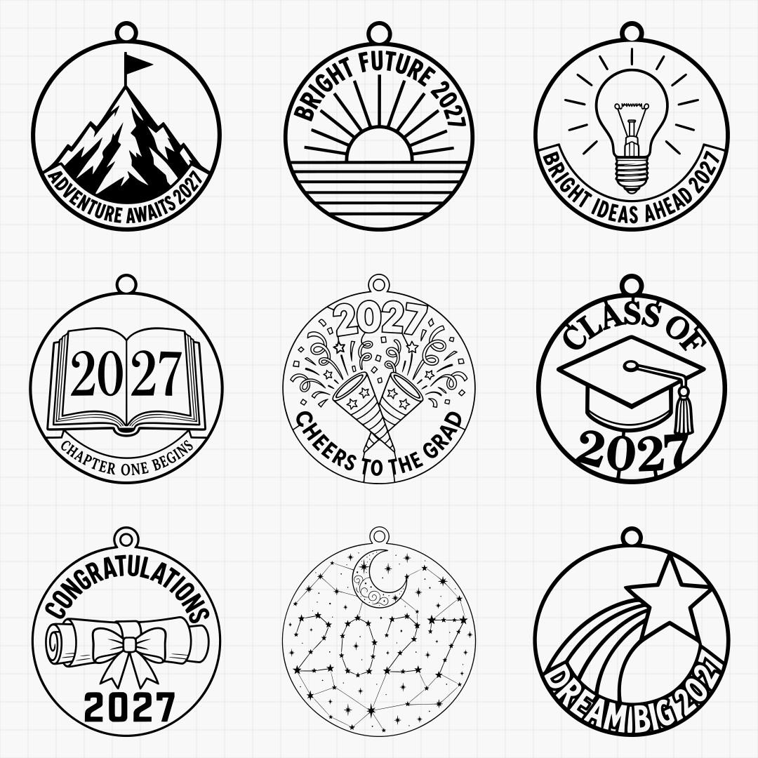 Class of 2027 Graduation Ornaments - Thumbnail 2