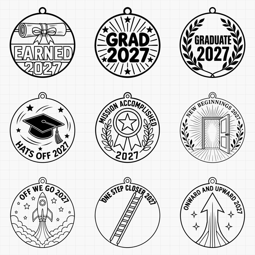 Class of 2027 Graduation Ornaments - Thumbnail 3