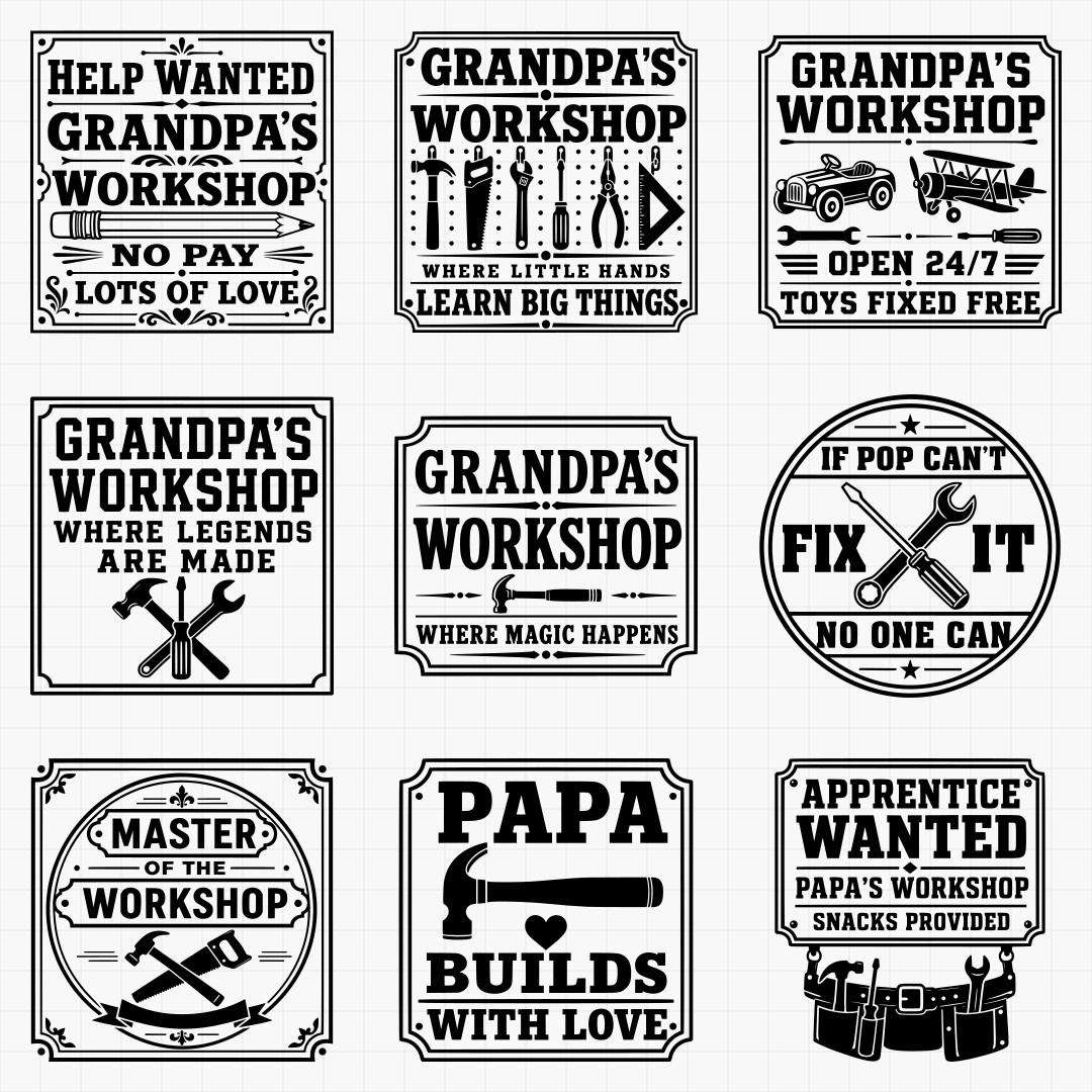Grandpa's Workshop Signs - Thumbnail 3
