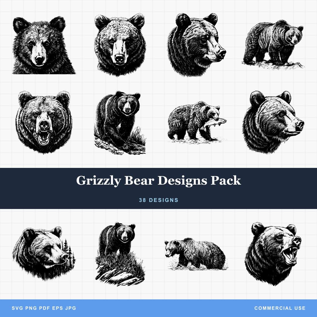 Grizzly Bear Designs Pack