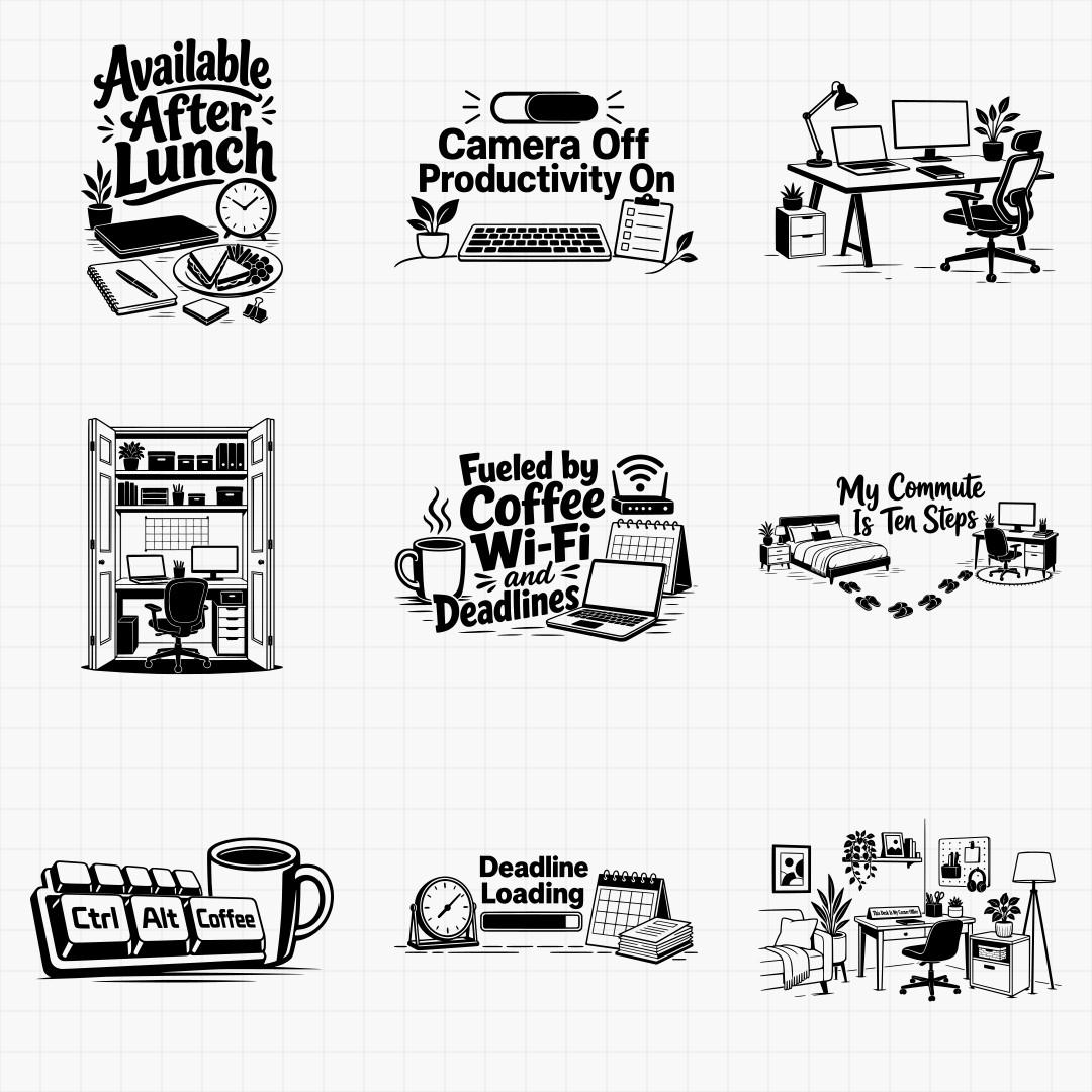 Home Office & Work From Home Signs - Thumbnail 2