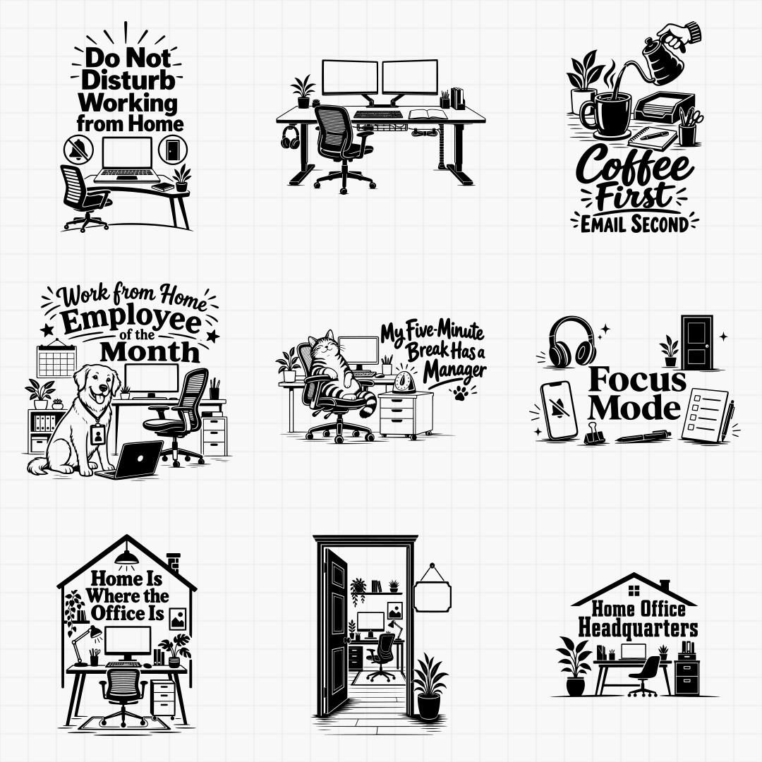 Home Office & Work From Home Signs - Thumbnail 3