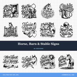 Horse, Barn & Stable Signs
