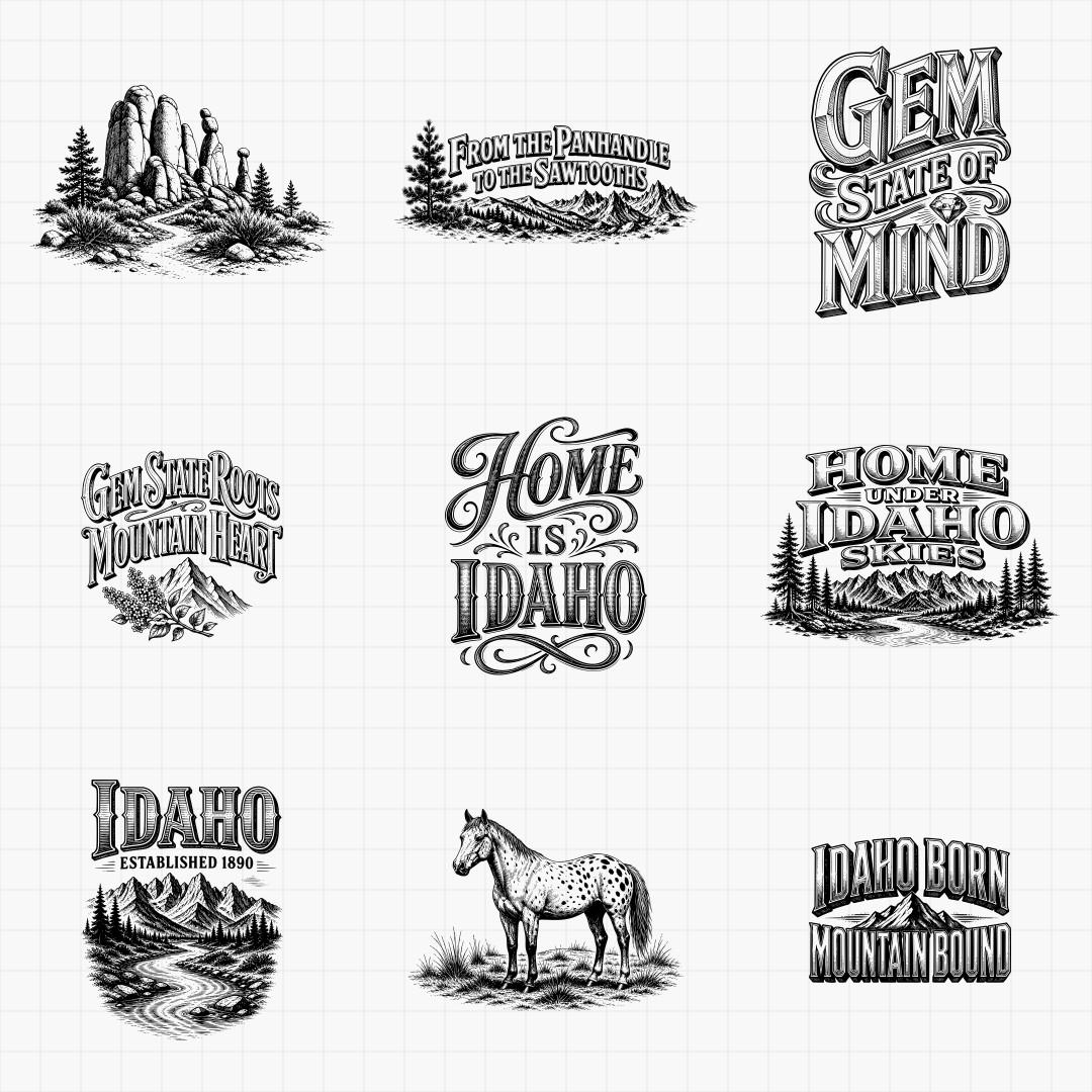 Idaho State Pride & Travel Designs - Thumbnail 2