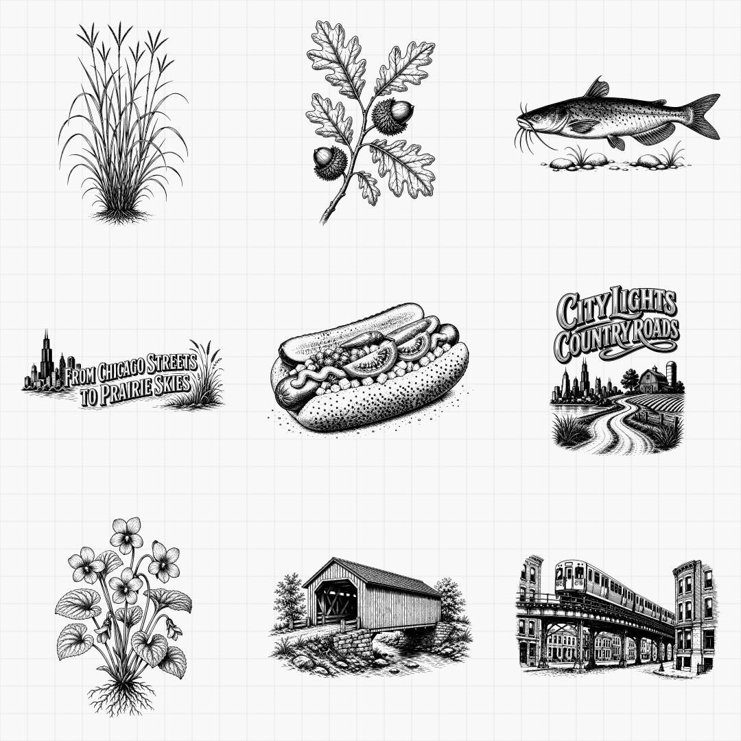 Illinois State Pride & Travel Designs - Thumbnail 2