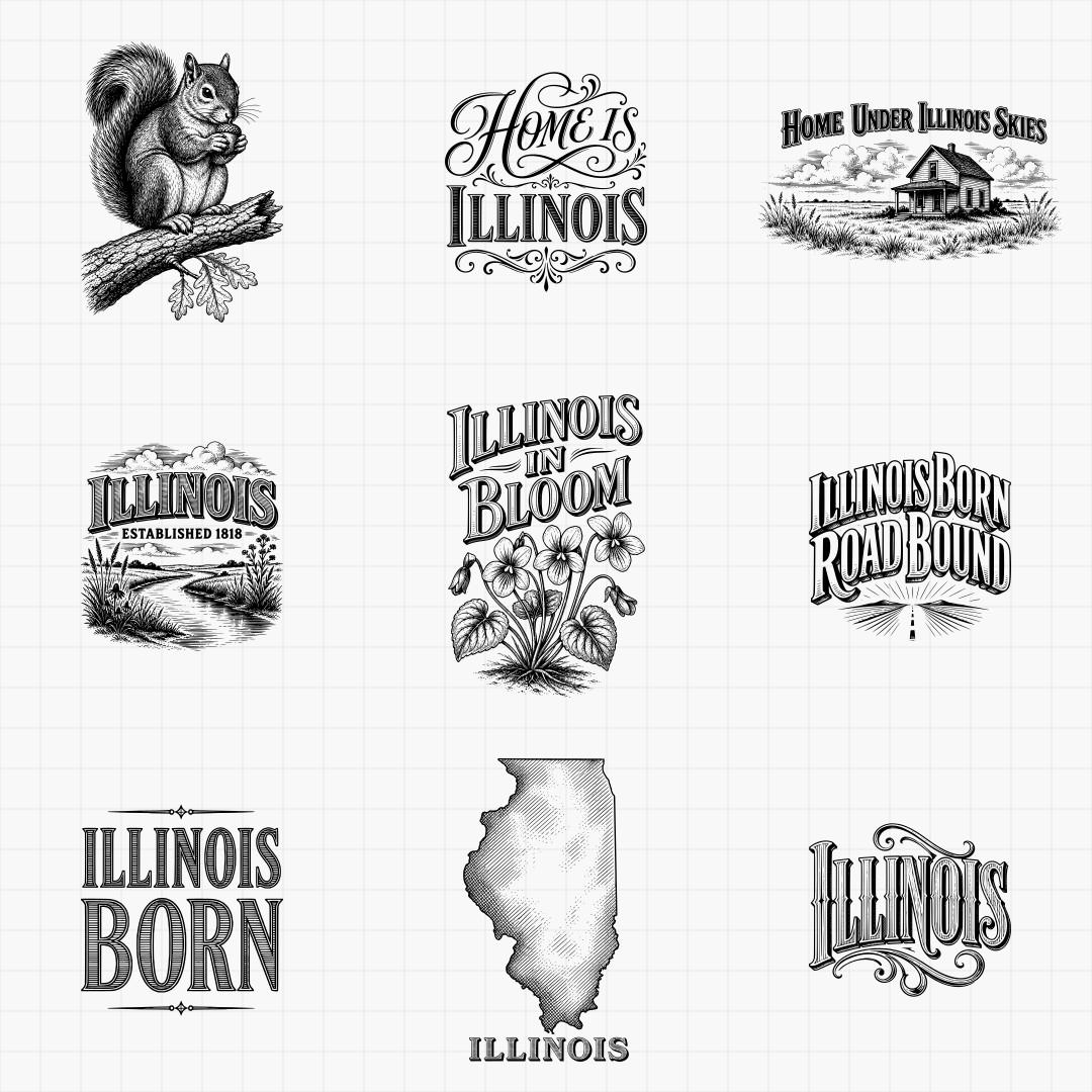 Illinois State Pride & Travel Designs - Thumbnail 3