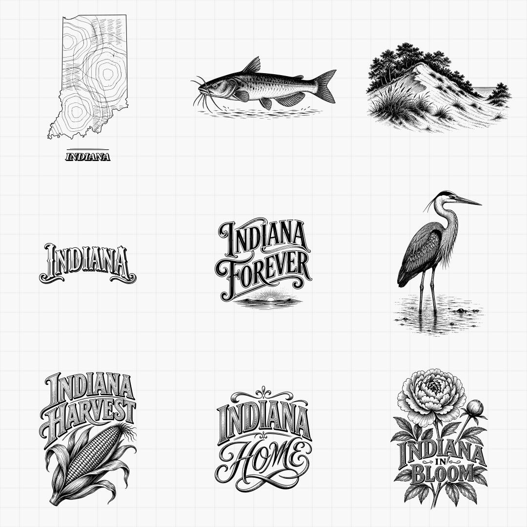 Indiana State Pride & Travel Designs - Thumbnail 3